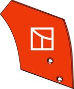 Manure skimmer board - right - AgriParts