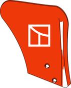 Manure skimmer board - right - AgriParts