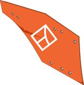 Moldboard one-piece - right - AgriParts