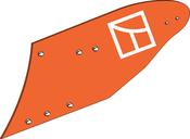 Moldboard one-piece - left - AgriParts