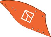 Moldboard one-piece - right - AgriParts