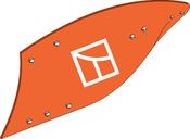 Moldboard one-piece - left - AgriParts