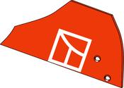 Grassland skimmer board - right - AgriParts