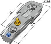 Adapter compl. - 410 Series - AgriParts