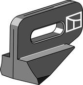 Cast heel - right/left - AgriParts