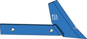 Landside coulter - right - AgriParts
