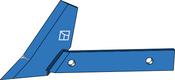 Landside coulter - left - AgriParts