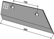 Share wing 10mm - right - AgriParts