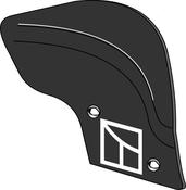 Manure skimmer board - right - AgriParts