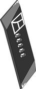 Reversible point 80x14 - left - AgriParts