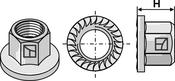 Collar nut - M10x1,5 - AgriParts