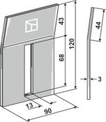 Scraper for packer rolls - AgriParts