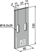 Scraper for packer rolls - AgriParts