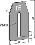 Scraper for packer rolls - AgriParts