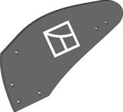 Moldboard - left - AgriParts