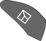 Moldboard - right - AgriParts