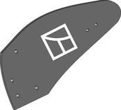Moldboard - left - AgriParts