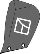 Manure skimmer board DM121 - left - AgriParts