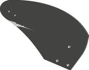 Moldboard - right - AgriParts