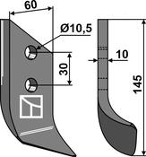 Trencher blade - right - AgriParts