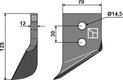 Trencher blade - left - AgriParts