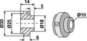 Bush for straw chopper flail blade - AgriParts