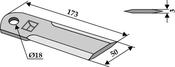 Straw chopper flail blade - AgriParts