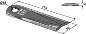 Straw chopper flail blade - AgriParts