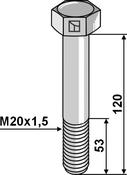 Bolt M20x1,5 - AgriParts image