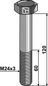 Bolt - M24x3 - 10.9 - AgriParts image