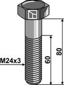 Bolt - M24x3 - 10.9 - AgriParts image