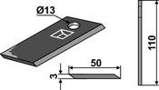 Rotary mower blade - AgriParts image