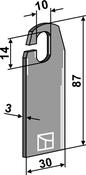 Scarifier blade - AgriParts
