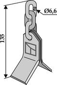 Y-blade 3 link-chain (RK 2 1/2 B) - AgriParts
