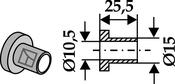 Internal bush 25,5xØ10,5xØ15 - AgriParts