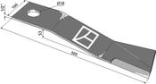 Mover-blade 500mm - right - AgriParts image