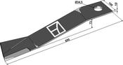 Mover-blade 695mm - left - AgriParts image