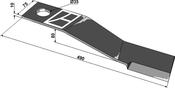 Mover-blade 490mm - right - AgriParts image