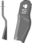 Comminution blade, right model - AgriParts