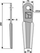Flail - left - AgriParts
