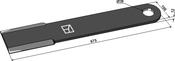 Mover-blade 675mm - AgriParts
