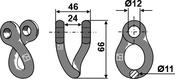Twisted shackle - AgriParts image