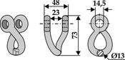 Twisted shackle - AgriParts image