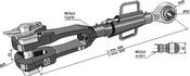 Lifting link fork M33x3 - AgriParts