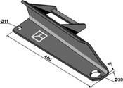 Disperser wing reinforced - right - AgriParts