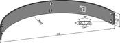 Guideboard 862mm - AgriParts