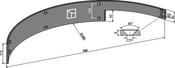 Guideboard 860mm - left - AgriParts