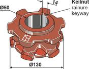 Chain sprocket Ø130 - AgriParts