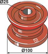 Pulley for chain Ø 100 - AgriParts
