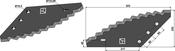 Fodder mixer knives, right - AgriParts